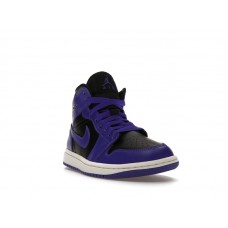 Женские Jordan 1 Mid Purple Black (W)