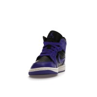 Женские Jordan 1 Mid Purple Black (W)