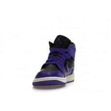 Женские Jordan 1 Mid Purple Black (W)
