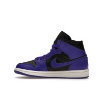 Женские Jordan 1 Mid Purple Black (W)