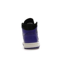 Женские Jordan 1 Mid Purple Black (W)