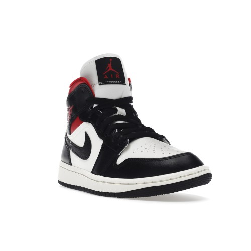 Кроссы Jordan 1 Mid Gym Red Panda (W) - женская сетка размеров