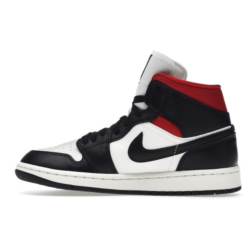 Кроссы Jordan 1 Mid Gym Red Panda (W) - женская сетка размеров