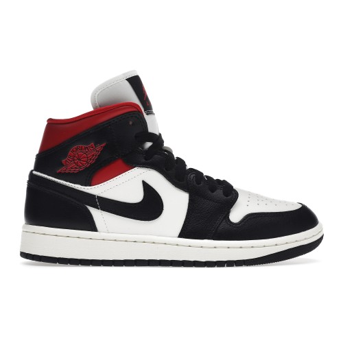 Кроссы Jordan 1 Mid Gym Red Panda (W) - женская сетка размеров