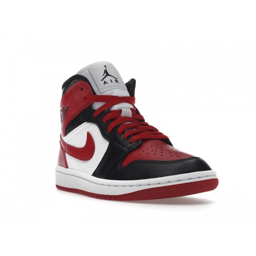 Кроссы Jordan 1 Mid Alternate Bred Toe (W) - женская сетка размеров