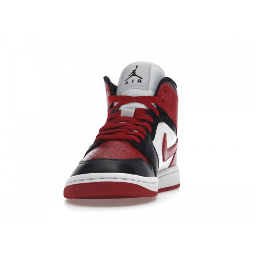 Кроссы Jordan 1 Mid Alternate Bred Toe (W) - женская сетка размеров