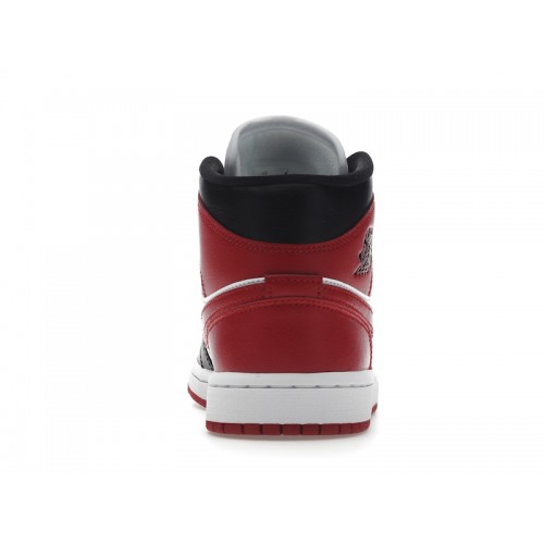 Кроссы Jordan 1 Mid Alternate Bred Toe (W) - женская сетка размеров