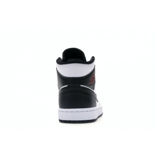 Кроссы Jordan 1 Mid Reverse Black Toe (W) - женская сетка размеров