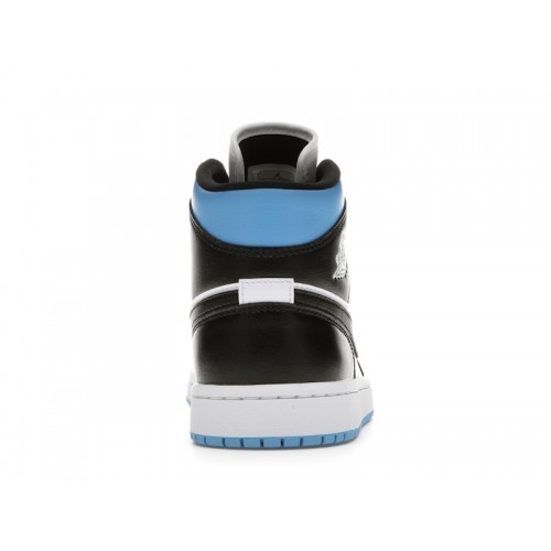 Кроссы Jordan 1 Mid University Blue (W) - женская сетка размеров