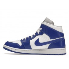 Женские Jordan 1 Mid Kentucky Blue (W)