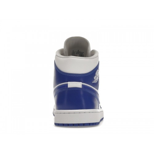 Кроссы Jordan 1 Mid Kentucky Blue (W) - женская сетка размеров