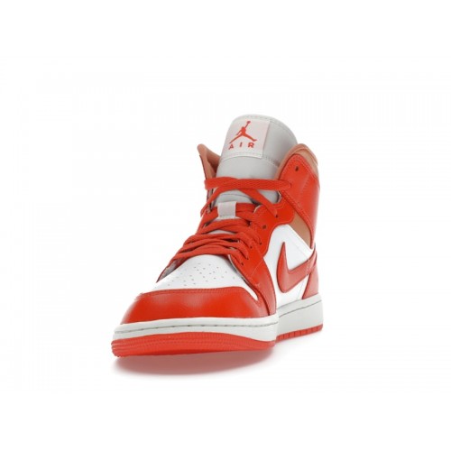 Wmns Air Jordan 1 Mid Cosmic Clay - женская сетка размеров