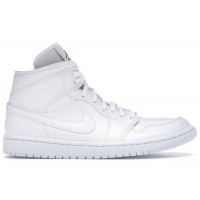 Женские Jordan 1 Mid White Snakeskin (W)