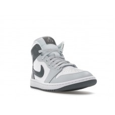 Женские Jordan 1 Mid White Smoke Grey (W)
