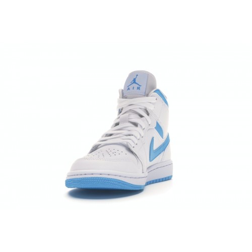 Кроссы Jordan 1 Mid UNC (W) - женская сетка размеров