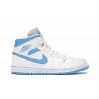 Женские кроссовки Jordan 1 Mid UNC (W)