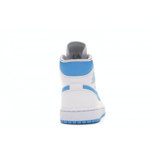 Кроссы Jordan 1 Mid UNC (W) - женская сетка размеров