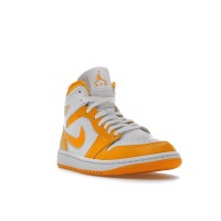 Женские Jordan 1 Mid White University Gold (W)