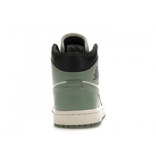 Кроссы Jordan 1 Mid Jade Smoke (W) - женская сетка размеров