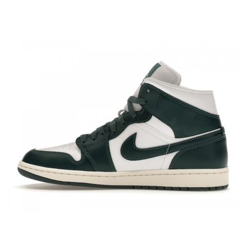 Кроссы Jordan 1 Mid Oxidised Green (W) - женская сетка размеров