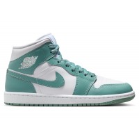 Женские кроссовки Jordan 1 Mid White Cannon (W)
