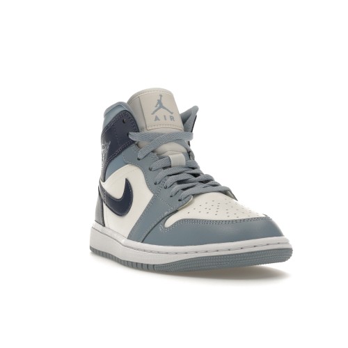 Кроссы Jordan 1 Mid Diffused Blue (W) - женская сетка размеров
