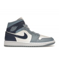 Женские Jordan 1 Mid Diffused Blue (W)