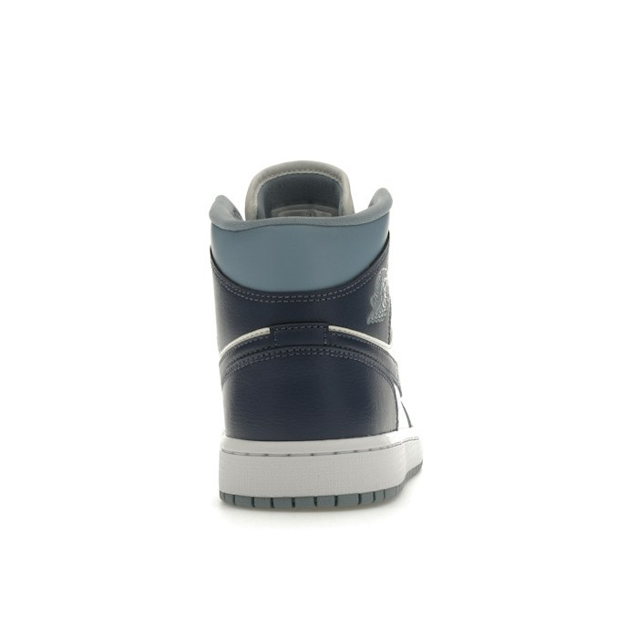 Wmns Air Jordan 1 Mid Diffused Blue - женская сетка размеров Wmns Air Jordan 1 Mid Diffused Blue - женская сетка размеров