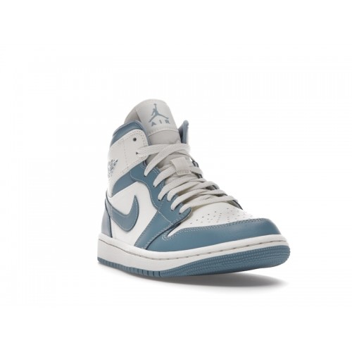 Кроссы Jordan 1 Mid UNC (2022) (W) - женская сетка размеров