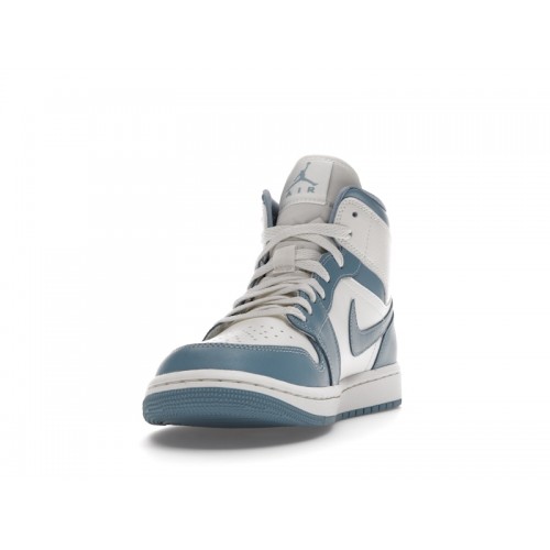Кроссы Jordan 1 Mid UNC (2022) (W) - женская сетка размеров