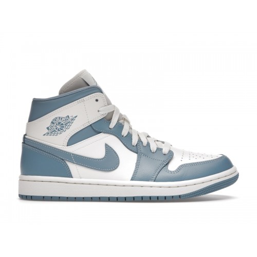 Кроссы Jordan 1 Mid UNC (2022) (W) - женская сетка размеров