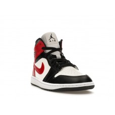 Женские Jordan 1 Mid Gym Red Off Noir (W)