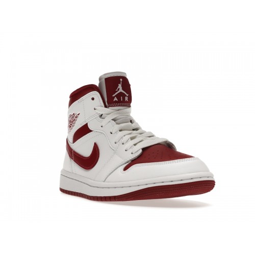Кроссы Jordan 1 Mid Reverse Chicago (W) - женская сетка размеров