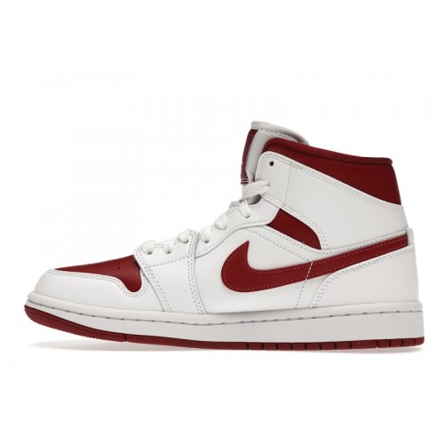 Кроссы Jordan 1 Mid Reverse Chicago (W) - женская сетка размеров