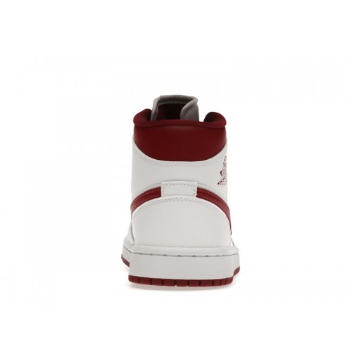 Кроссы Jordan 1 Mid Reverse Chicago (W) - женская сетка размеров