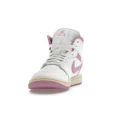 Женские Jordan 1 Mid Sail Pink Coconut Milk (W)