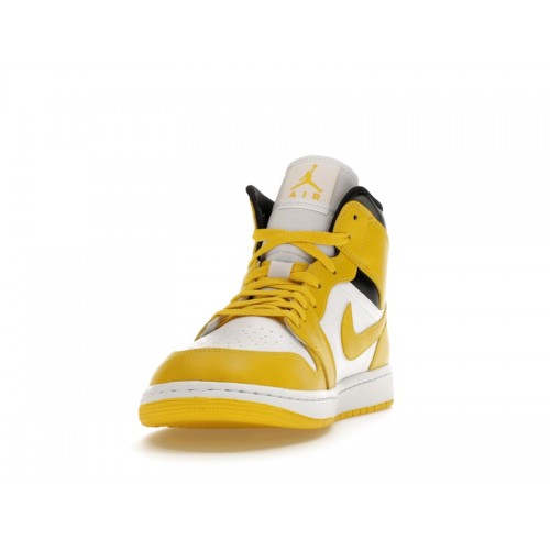 Wmns Air Jordan 1 Mid Vivid Sulfur - женская сетка размеров