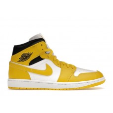 Женские Jordan 1 Mid Vivid Sulfur (W)