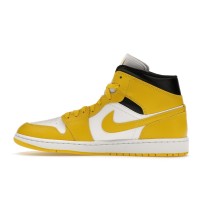 Женские Jordan 1 Mid Vivid Sulfur (W)