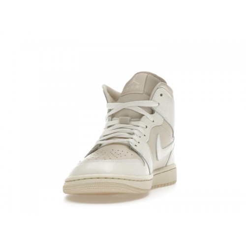 Кроссы Jordan 1 Mid Legend Light Brown (W) - женская сетка размеров