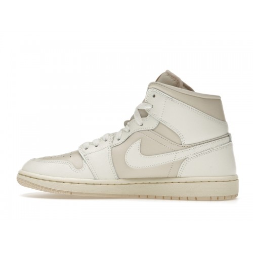 Кроссы Jordan 1 Mid Legend Light Brown (W) - женская сетка размеров