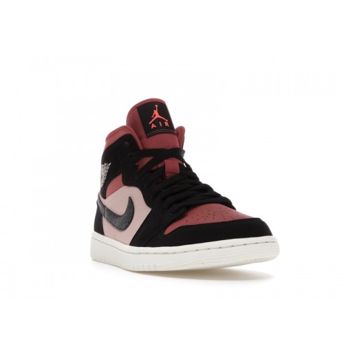 Кроссы Jordan 1 Mid Canyon Rust (W) - женская сетка размеров