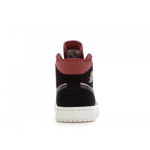 Кроссы Jordan 1 Mid Canyon Rust (W) - женская сетка размеров