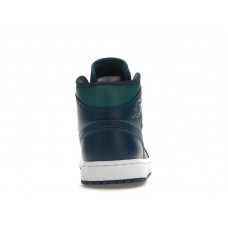Женские Jordan 1 Mid Teal French Blue (W)