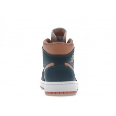 Женские Jordan 1 Mid Dark Teal Green (W)