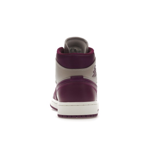 Кроссы Jordan 1 Mid Magenta (2022) (W) - женская сетка размеров