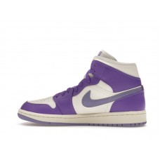 Женские Jordan 1 Mid Action Grape (W)