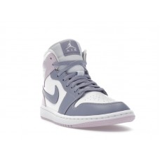Женские Jordan 1 Mid Indigo Haze Doll White (W)