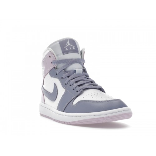 Wmns Air Jordan 1 Mid Indigo Haze Doll - женская сетка размеров