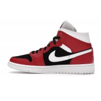 Женские Jordan 1 Mid Gym Red Black (W)